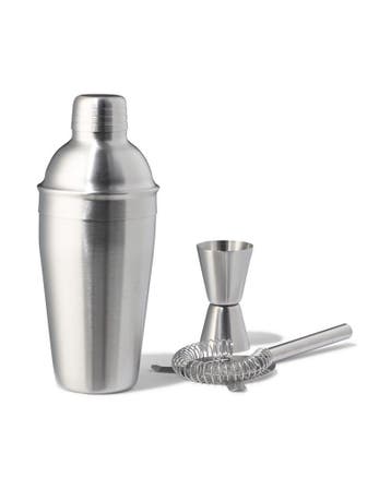 HEMA Cocktailshaker set 500ml rvs van €9.99 voor €6 sale, Huis en Inrichting, Verzenden, Nieuw