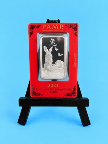 PAMP Suisse Lunar Year of the Rabbit 2023 1 oz Silver, Verzenden, Zilver