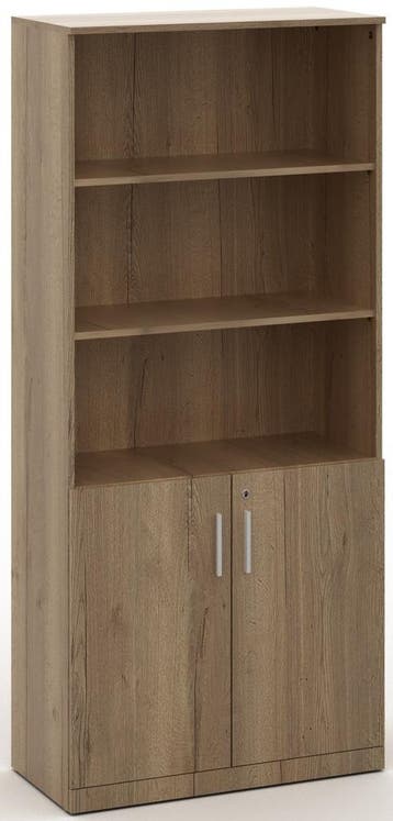 Nieuw Halfopen Houten Kast Halifax Eiken 200x90x42cm HHV, Ophalen of Verzenden, Nieuw