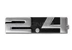 2.4 Badge voor achterste ventilatierooster. Porsche 911 1972, Nieuw