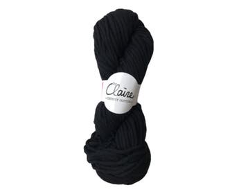 byClaire chunky cotton 015 black - Haakgaren / Breigaren, Ophalen of Verzenden, Nieuw, Breien of Haken, Wol of Garen