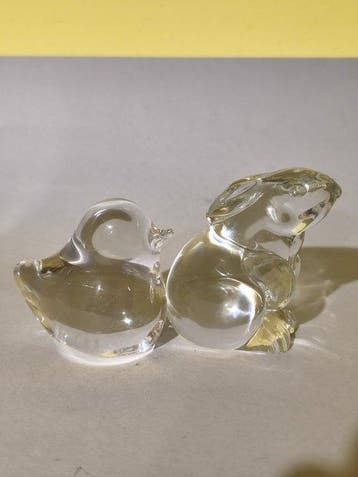 Baccarat, Daum - sculptuur, Animaletti - 7.5 cm - Kristal -