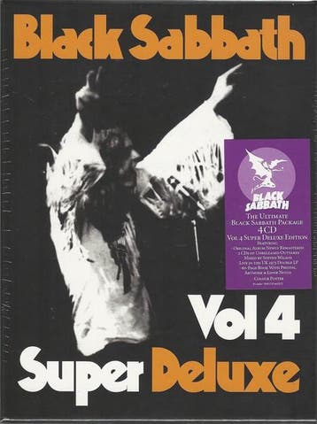 cd box - Black Sabbath - Black Sabbath Vol 4 Super Deluxe, Verzenden, Zo goed als nieuw
