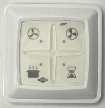 Nieuwe Itho DemandFlow RFT bediening. Wit/Creme. 536-0146, Ophalen of Verzenden, Nieuw