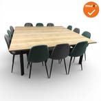 Vergadertafel Vierkant - 160x160 - Onderstel naar keuze -..., Vergader- of Presentatieruimte, Ophalen of Verzenden, Gebruikt, Tafel