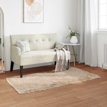 vidaXL Tapijt van imitatie TAFALLA Beige 80 x 150 cm, Verzenden, Nieuw, Beige