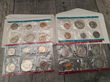 Verenigde Staten. 1971/1972, 4 x sets USA UNC (Zonder