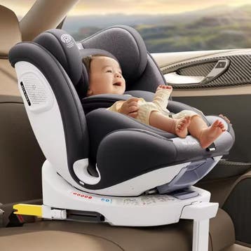 360° Draaibaar Kinderzitje met ISOFIX en Steunpoot, Verzenden, Nieuw