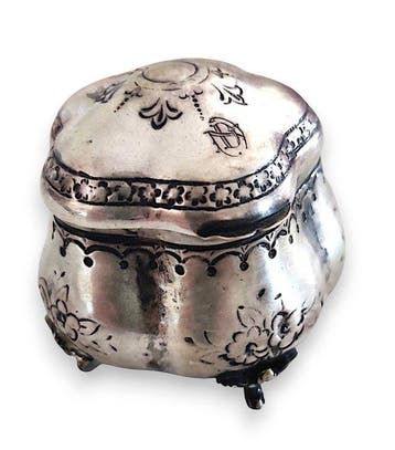 Kist - .800 zilver - Sieradendoos van zilver 800
