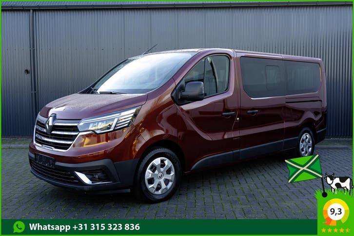 Renault Trafic Renault Trafic Blue dCi 150PK | L2H1 | 9-Zits, Auto's, Bestelauto's, Lease, Handgeschakeld, Rood, Gebruikt, Renault