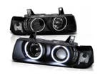 CCFL Angel Eyes Black koplamp units geschikt voor BMW E36, Auto-onderdelen, Verlichting, Verzenden, Nieuw, BMW