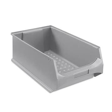 Magazijnbak, 500x300x200 mm, grijs pp, nieuw, Ophalen of Verzenden