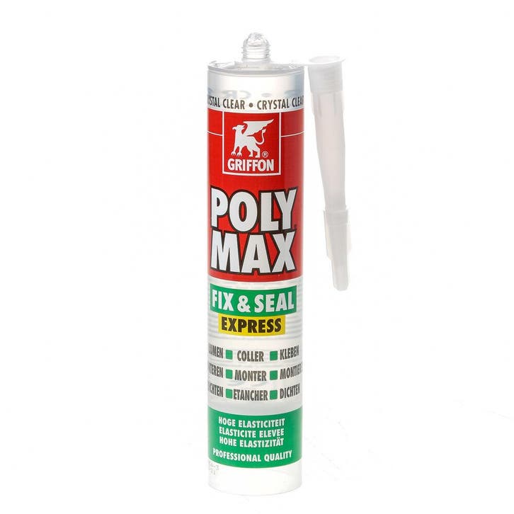 OUTLET Bison Poly Max express crystal clear 290ml, Doe-het-zelf en Verbouw, Overige Doe-het-zelf en Verbouw, Ophalen of Verzenden