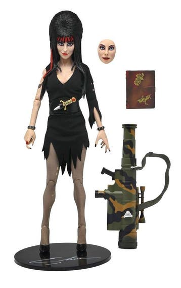 Elvira: Mistress of the Dark Clothed Action Figure Commando, Ophalen of Verzenden, Nieuw