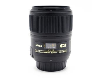 Nikon AF-S NIKKOR 60 mm F2.8 ED G 62 mm filter (geschikt, Verzenden, Nieuw