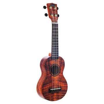 Mahalo MA1KA Artist Elite Series Soprano Ukulele Flame Koa, Ophalen of Verzenden, Nieuw
