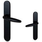 Zwart deurbeslag in neutraal design, Sofia serie, Ophalen of Verzenden, Nieuw, Overige materialen, Klink of Kruk