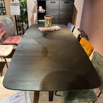 Ridgefield Eettafel Ovaal 240x110 Castle Antraciet - Henders, Huis en Inrichting, Tafels | Eettafels, Nieuw, 150 tot 200 cm, Modern