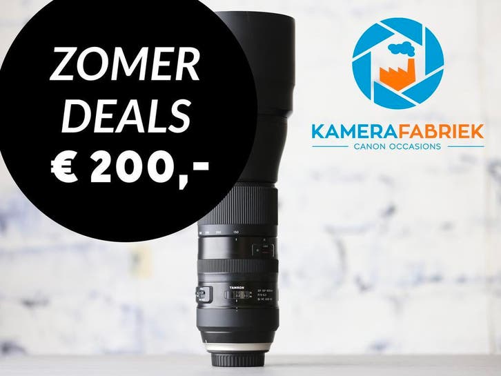Tamron 150-600mm f/5.0-6.3 Di VC USD G2 (Canon) - Incl BTW!, Audio, Tv en Foto, Fotografie | Lenzen en Objectieven, Canon EF, Zo goed als nieuw