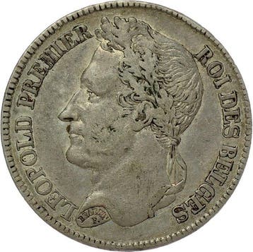 België. Leopold I. 2 Francs 1843 - position B ///// - RARE
