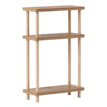 Staand rek Nampernu 62x40x18 cm met deur opbergvakken houtkl, Verzenden, Nieuw