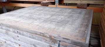 ACTIE | Steenschotten | Douglas | 145x110x5cm | 140x110x5cm, Tuin en Terras, Terrasdelen en Vlonders, Ophalen of Verzenden, Gebruikt