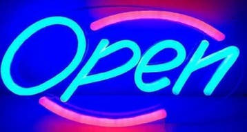 LED open bord - Neon lichtreclame - LED reclame borden