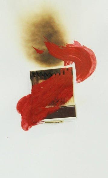 Bernard Aubertin (1934-2015) - Dessin de Feu