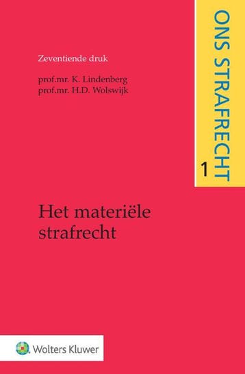 Het materiele strafrecht 9789013183177, Zo goed als nieuw