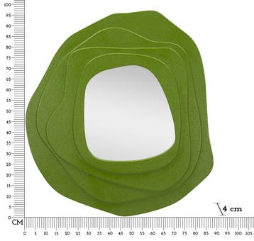 WANDSPIEGEL DALIA GROEN CM 90X4X97, Huis en Inrichting, Ophalen of Verzenden, Nieuw