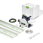 Festool TS55 FEBQ Plus FS met 2 linialen en koppelstukken!, Doe-het-zelf en Verbouw, Gereedschap | Zaagmachines, Cirkelzaag, Nieuw
