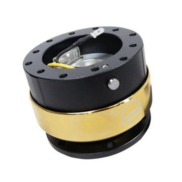 NRG Quick Release Gen 2.0 - Black Body / Chrome Gold Ring, Ophalen of Verzenden