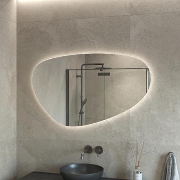 Spiegel BWS Archa Organisch LED Verlichting 140cm, Ophalen of Verzenden, Nieuw, Bad