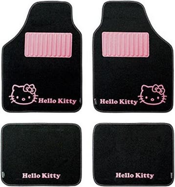 Vloermattenset voor auto Hello Kitty KIT3013 Universeel, Ophalen of Verzenden, Nieuw in verpakking