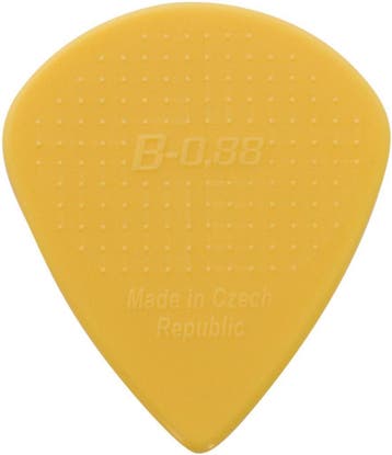 Janicek Picks D-Grip Jazz B plectrum 0.88 mm 6-pack, Ophalen of Verzenden, Nieuw, Elektrische gitaar