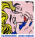 Roy Lichtenstein - Kiss V, 1964”. Originele poster, © Roy