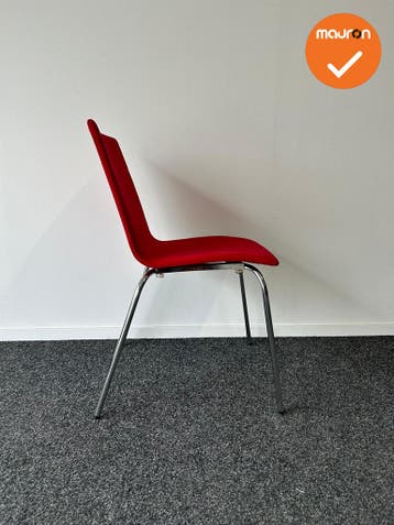 Vergaderstoel - Casala - Onyx - Rood, Vergader- of Presentatieruimte, Ophalen of Verzenden, Gebruikt, Stoel