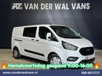 Ford Transit Custom | 2.0 TDCI 130pk L2H1 Dubbele Cabine, Auto's, Bestelauto's, Gebruikt, Euro 6, Wit, Dealer onderhouden
