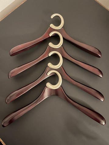 Georg Jensen - Jørgen Møller - Kapstok (4) - Hout, Metaal
