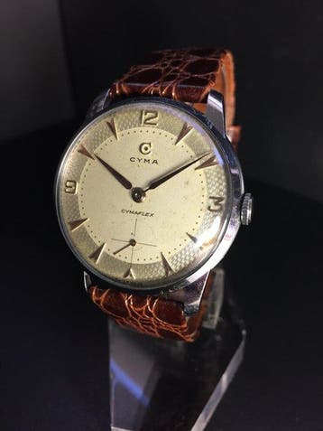 Cyma - Cymaflex Jumbo Dial Guilloche - Zonder minimumprijs -, Nieuw
