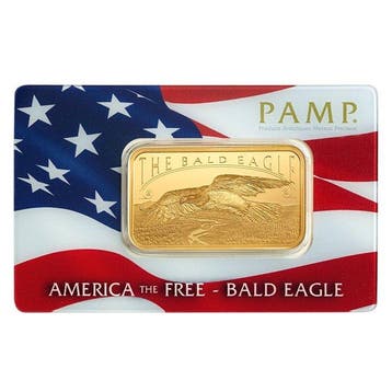 1 Troy Ounce - Goud - 1 oz America the Free; Bald Eagle Gold