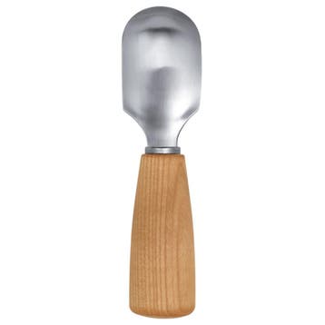 Triangle Soul Fruitlepel – Roestvrijstaal en Kersenhout, Ophalen of Verzenden, Nieuw, Hout