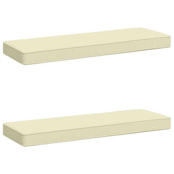 vidaXL 2-delige Bankkussens VUGHT 2 pcs 100% Polyester, Verzenden, Nieuw