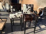 Barkruk koe barkrukken lounge koeienhuiden koehuid poef, Ophalen, 5 krukken of meer, Met voetsteun, 60 tot 90 cm