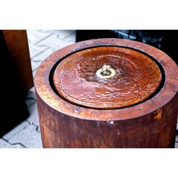 Geroba Taula RCA3 watertafel rond 500x500mm - Cortenstaal, Verzenden, Nieuw