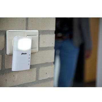 Alecto ADB-19 Draadloze deurbel met fel flitslicht en 36 mel, Verzenden, Zo goed als nieuw