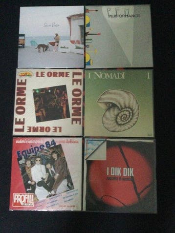 Various Italian Pop/Rock artists - Diverse artiesten - 8 x, Nieuw in verpakking
