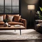 2dekans | tectake® Vloerlamp - Staande lamp 3-poot - 158 cm, Ophalen of Verzenden, Zo goed als nieuw