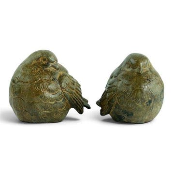 Pierre Chenet (XX-XXI) - sculptuur, Pair of Birds - 5.5 cm -, Antiek en Kunst, Curiosa en Brocante