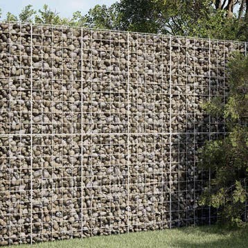 vidaXL Gabion met 3,5 mm Draad en 10x10 cm Gaas 150x30x200, Verzenden, Nieuw, IJzer